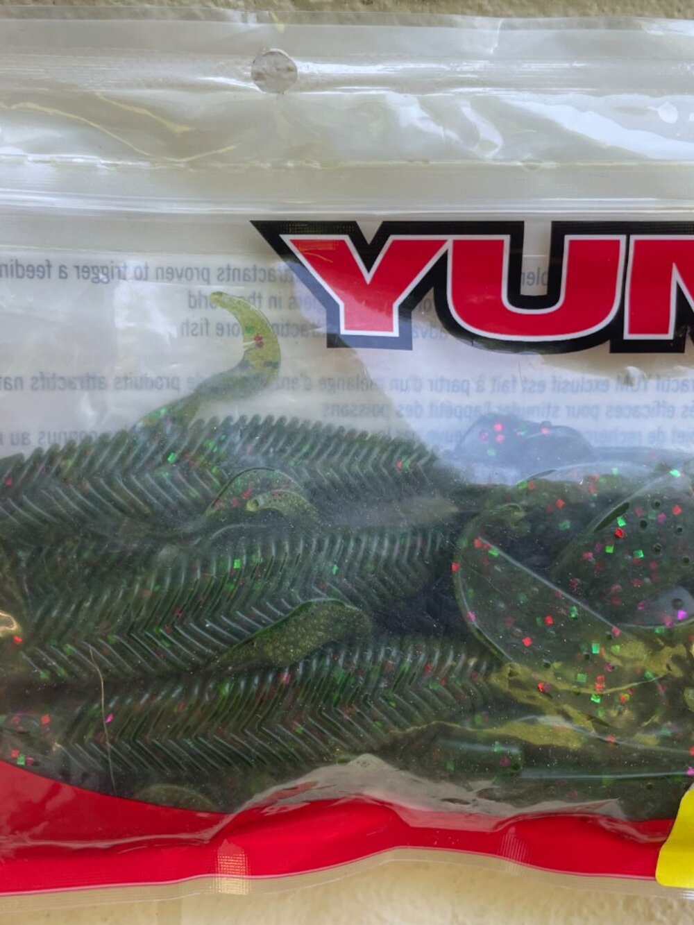 YUM 5" Creature Assorted Worms Soft Bait 6pc Pack (21130 JQ)